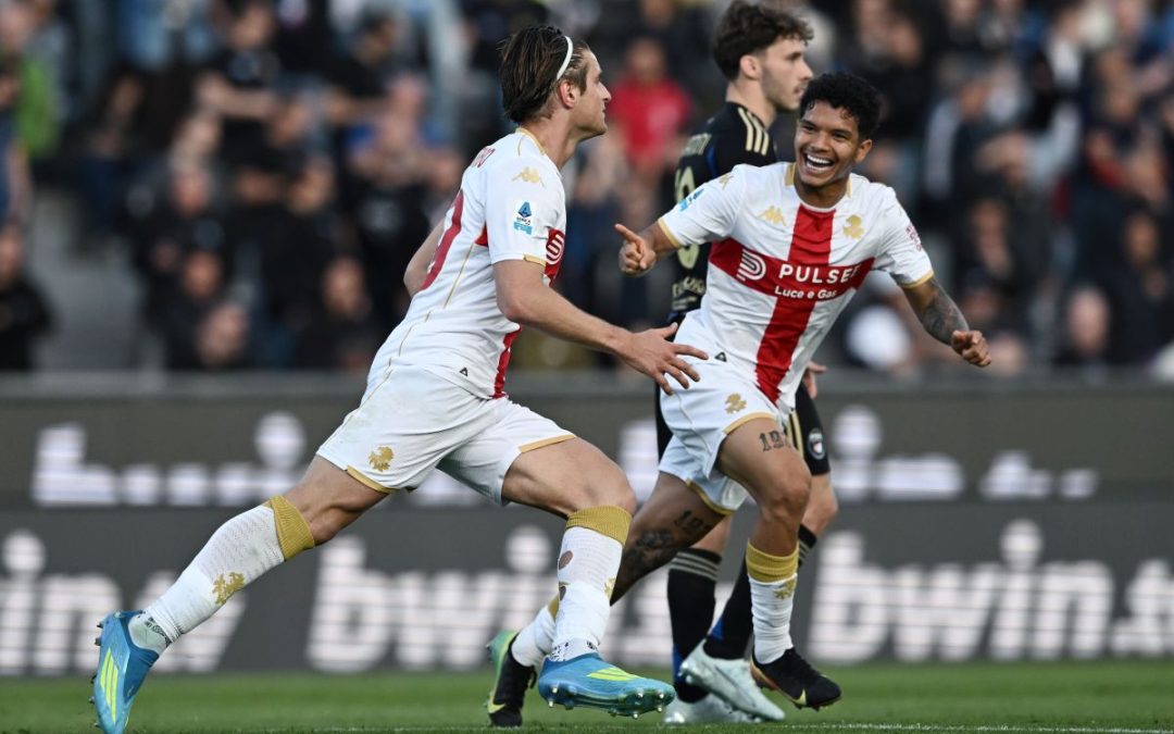 Il Genoa vince in rimonta 2-1 a Pisa e vede la salvezza