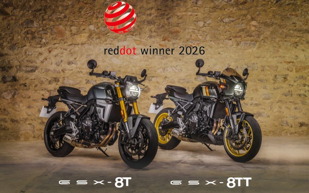 Suzuki GSX-8T e GSX-8TT vincono il Red Dot Design Award