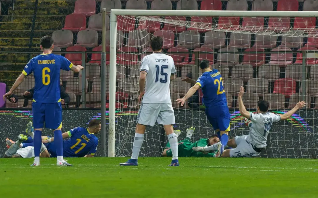 L’Italia crolla ai rigori in Bosnia, addio ai Mondiali per la terza volta