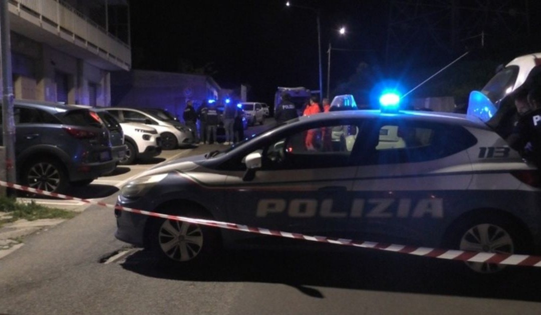 Catanzaro, via Zanotti Bianco, luogo della tragedia (foto Ansa)