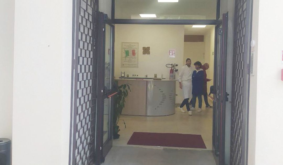 L’ingresso del Convitto di via Castello a Matera