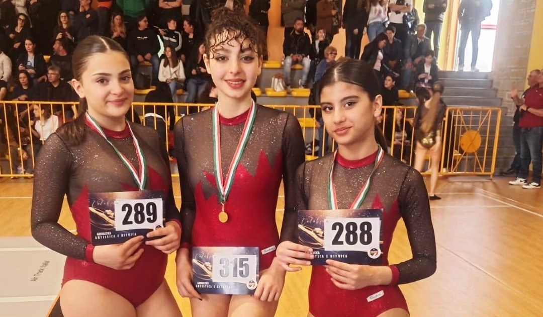 Ginnastica artistica: una brillante partecipazione al campionato regionale Csen per le atlete della Moonlight Dancing