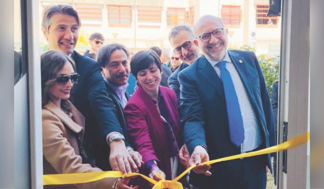Potenza, le autorità al taglio del nastro della Stazione di Posta