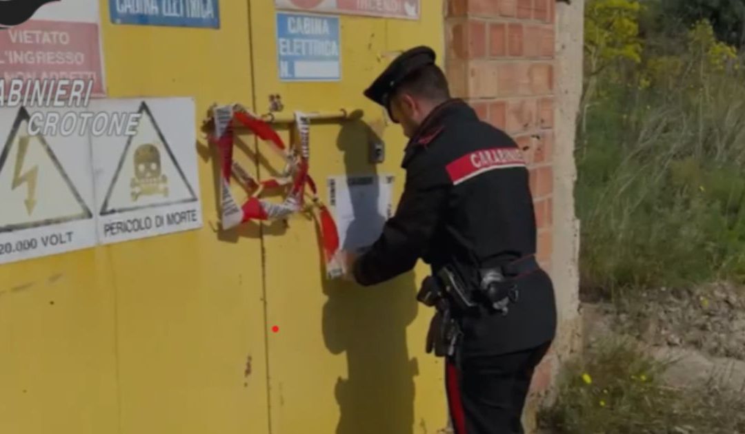 Il sequestro eseguito dai carabinieri a Belvedere Spinello