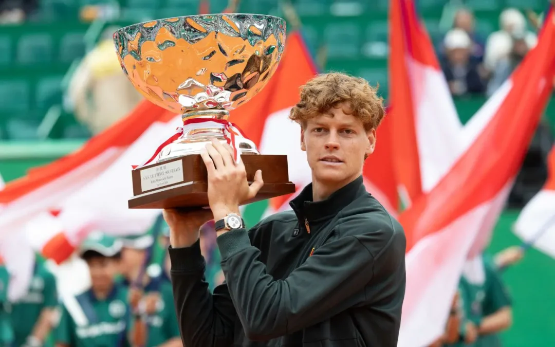 Sinner torna al comando del ranking Atp dopo il trionfo a Montecarlo, Musetti scivola in nona posizione