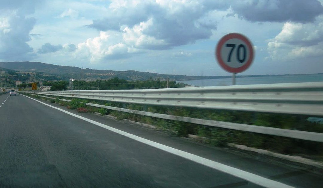 Un tratto della 106 Jonica