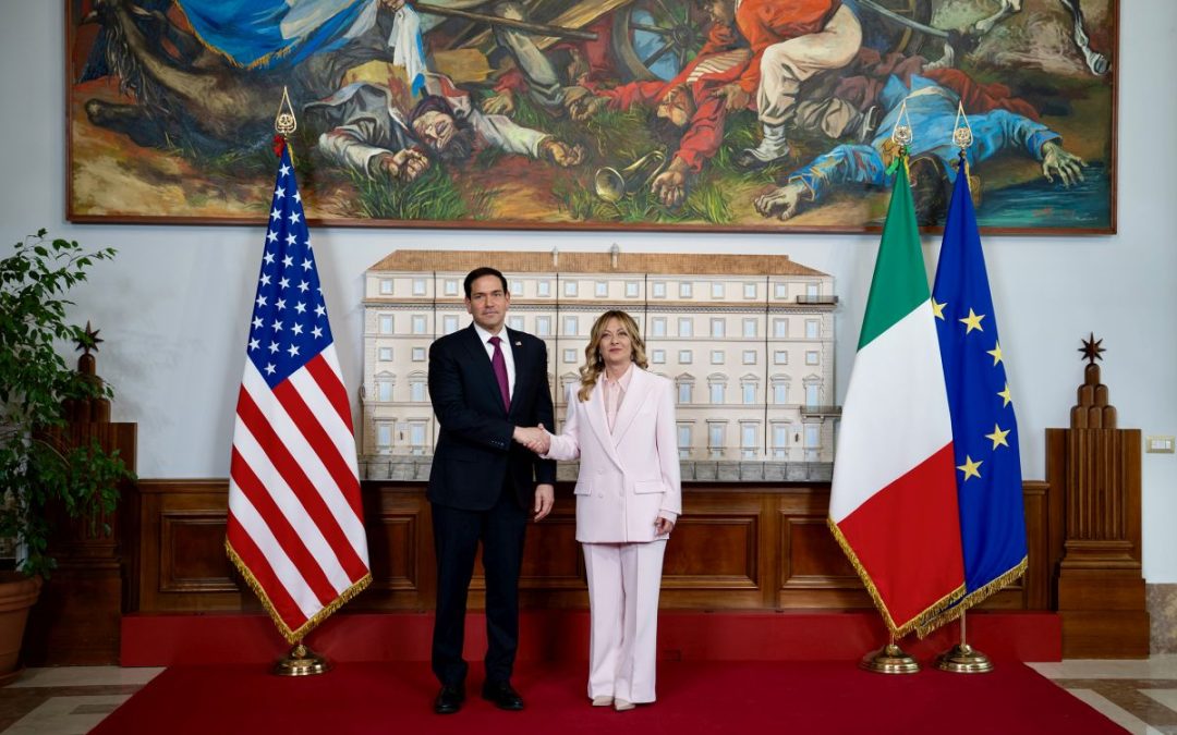 Italia-Usa, Meloni incontra Rubio “Dialogo franco tra alleati”
