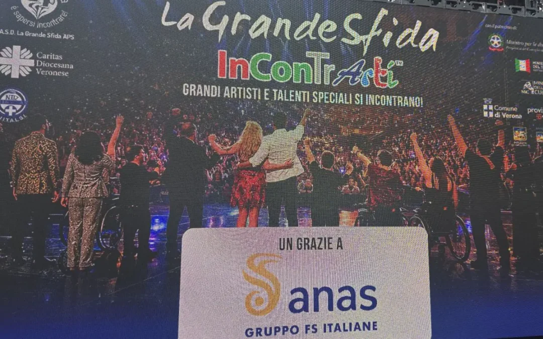 Anas premiata all’Arena di Verona per un Giubileo senza barriere