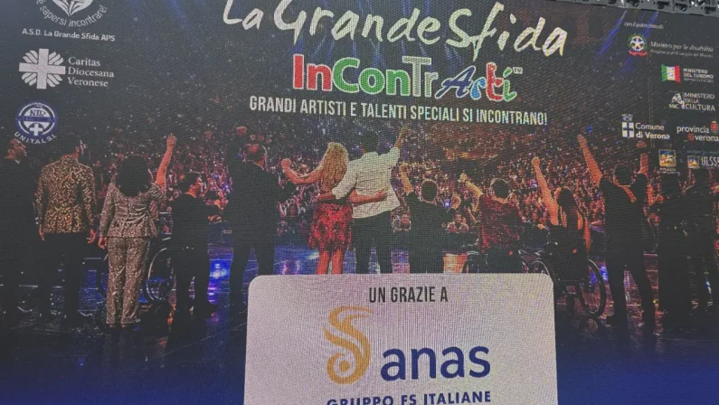 Anas premiata all’Arena di Verona per un Giubileo senza barriere
