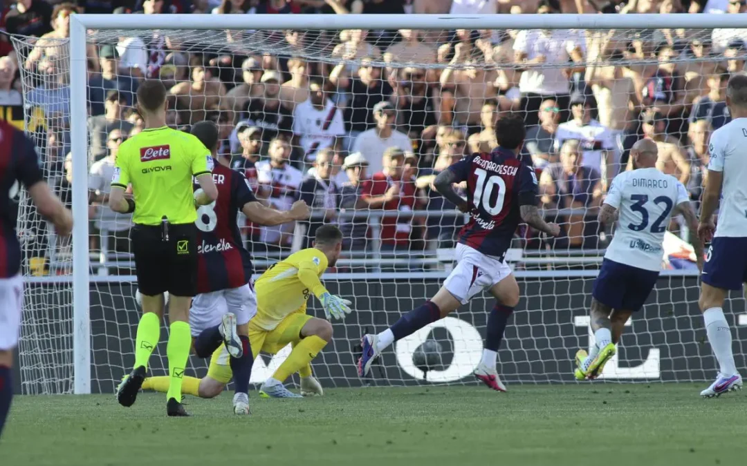 Emozioni e gol al Dall’Ara, finisce 3-3 fra Bologna e Inter
