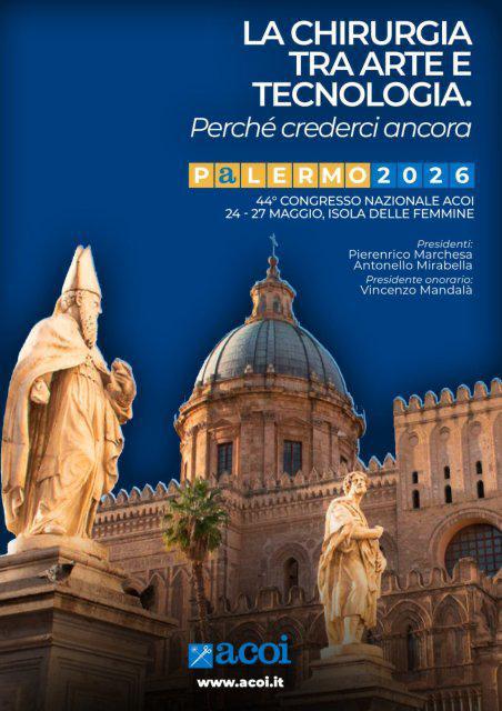 Da domenica 24 maggio a Palermo il 44° Congresso Nazionale ACOI