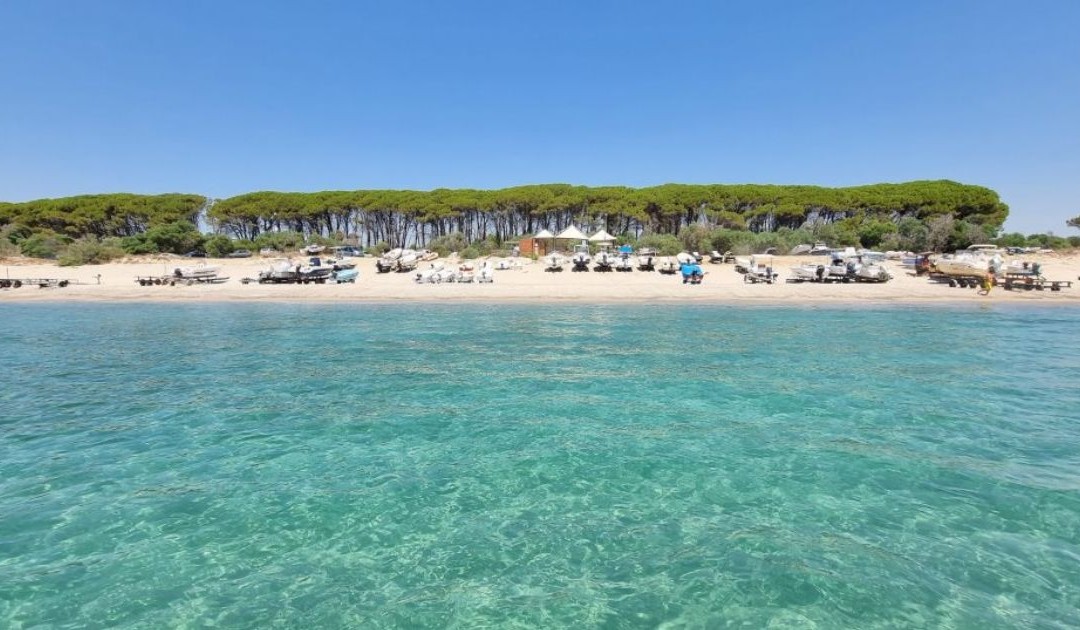 Un tratto di spiaggia a Sellia Marina