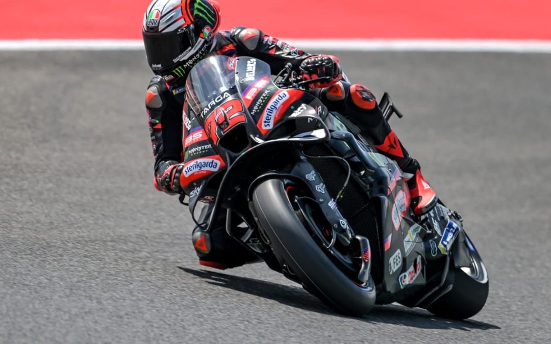 MotoGp, Bezzecchi in pole al Gp d’Italia. Prima fila tutta Aprilia al Mugello
