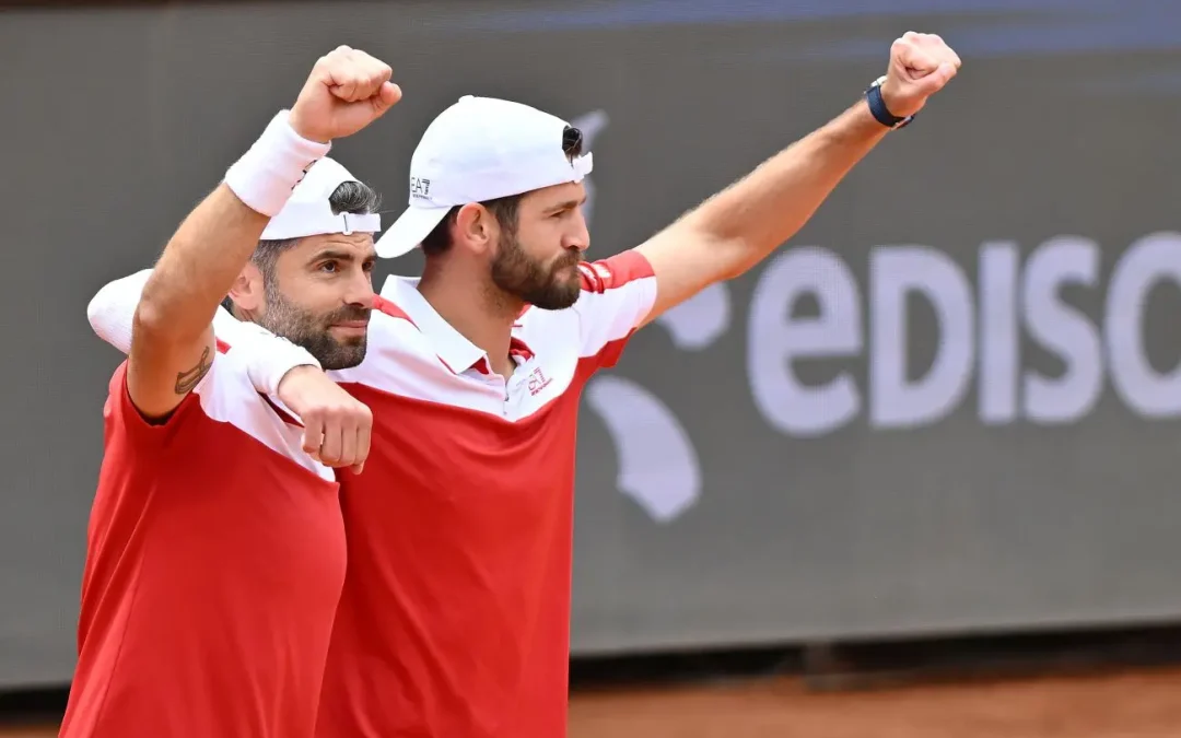 Bolelli e Vavassori trionfano in doppio agli Internazionali. In campo Sinner contro Ruud, presente Mattarella
