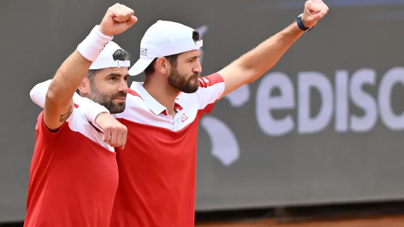 Bolelli e Vavassori trionfano in doppio agli Internazionali. In campo Sinner contro Ruud, presente Mattarella