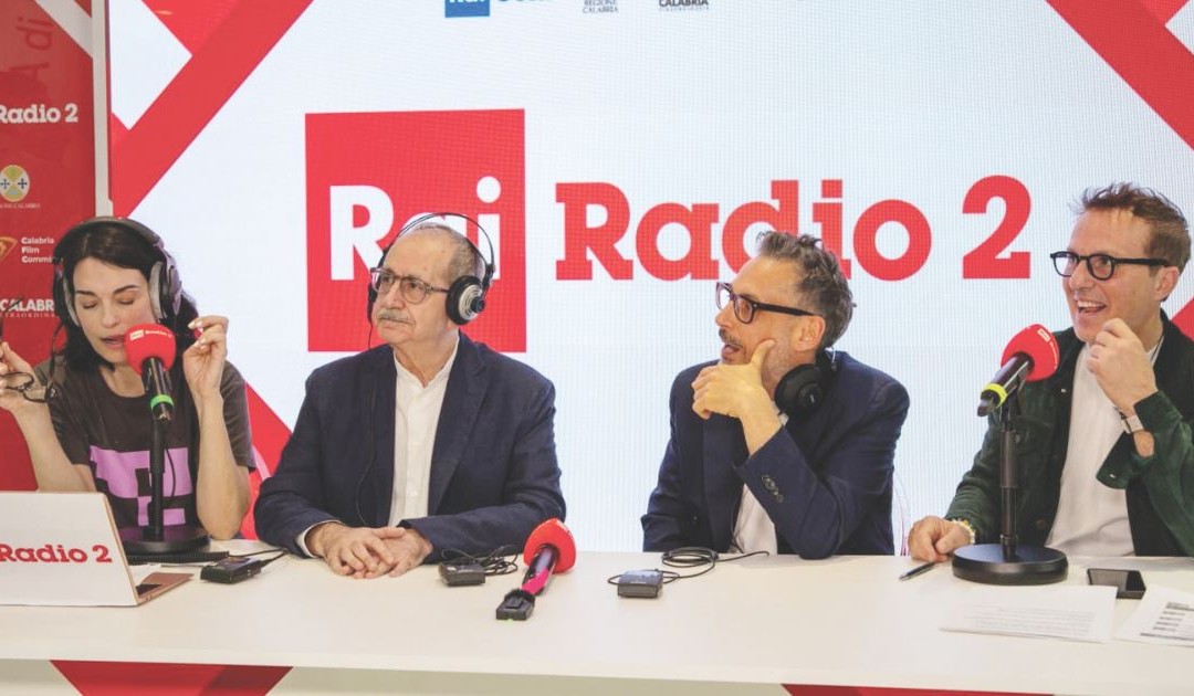 Natascha Lucenti, Vito Teti, Dario Brunori Savino Zaba nella Glass Room