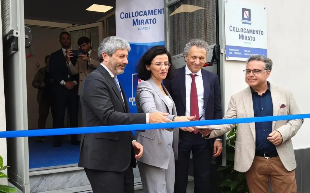 Fico inaugura la nuova sede dell’ufficio del Collocamento Mirato di Napoli