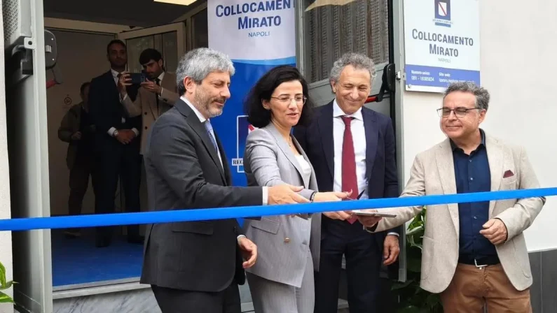 Fico inaugura la nuova sede dell’ufficio del Collocamento Mirato di Napoli