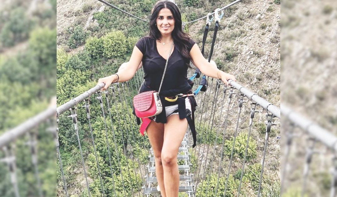 Francesca Brienza tra le bellezze della sua Basilicata