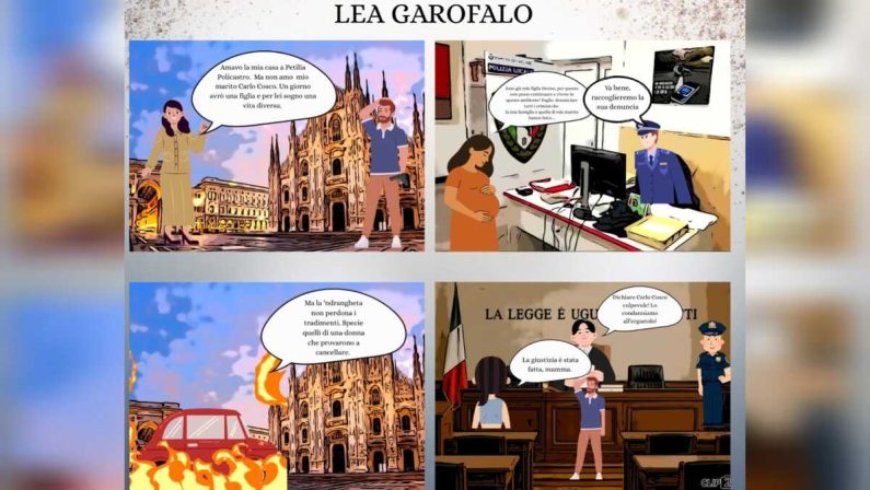 Pedagogia antimafia, graphic novel del liceo Pitagora di Crotone su 10 vittime di 'ndrangheta