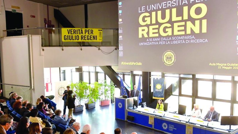 Reggio, l’università Mediterranea per Giulio Regeni