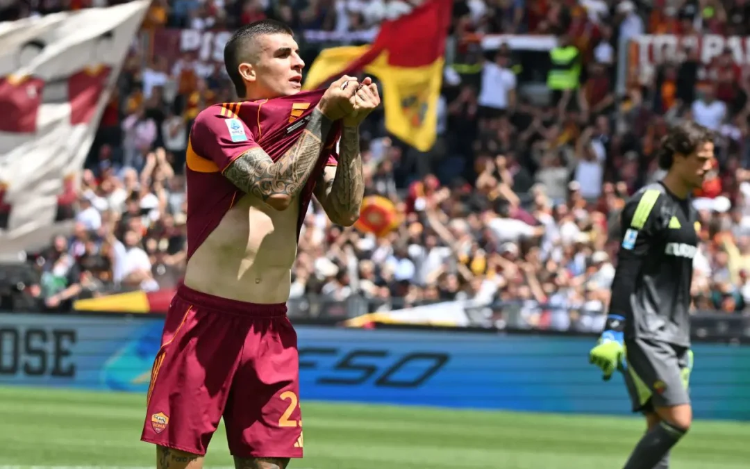 Roma-Lazio 2-0, una doppietta di Mancini vale il derby e il quarto posto