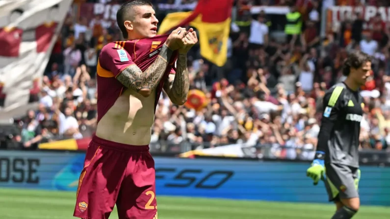 Roma-Lazio 2-0, una doppietta di Mancini vale il derby e il quarto posto