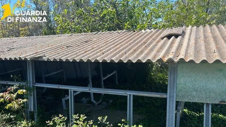 Amantea, sequestrata area industriale con 1000 mq di amianto