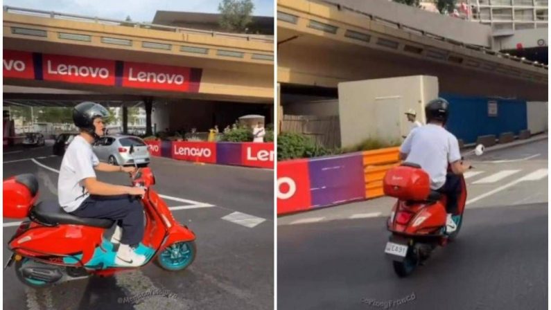 Sinner, relax a Montecarlo: ‘paparazzato’… in vespa