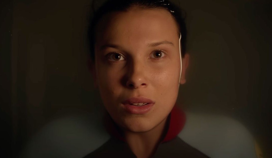 Millie Bobby Brown nei panni di Eleven in "Stranger Things"