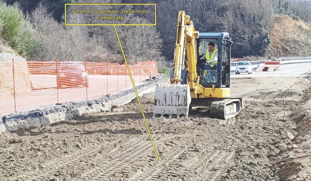 I lavori che riguardano la trasversale delle Serre