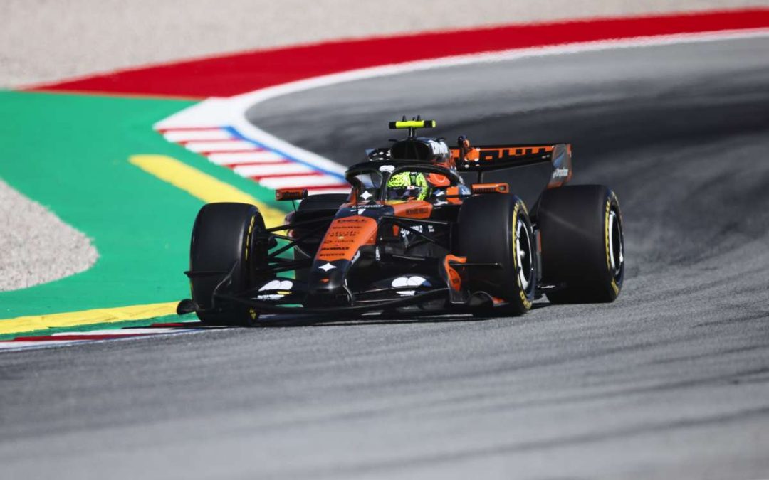Norris in testa nelle FP2 in Catalogna, Antonelli 5° dietro Leclerc