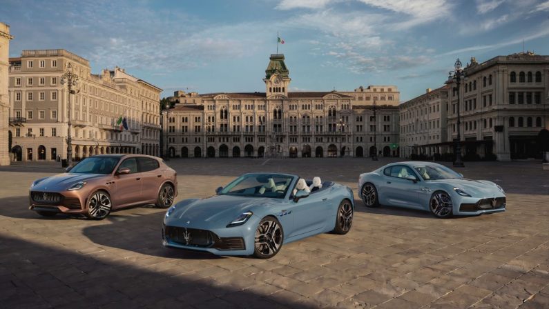 Maserati festeggia 100 anni con le nuove Grecale, Granturismo e GranCabrio
