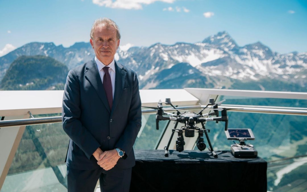 Monte Bianco, Autostrade dello Stato monitora infrastrutture con droni e IA