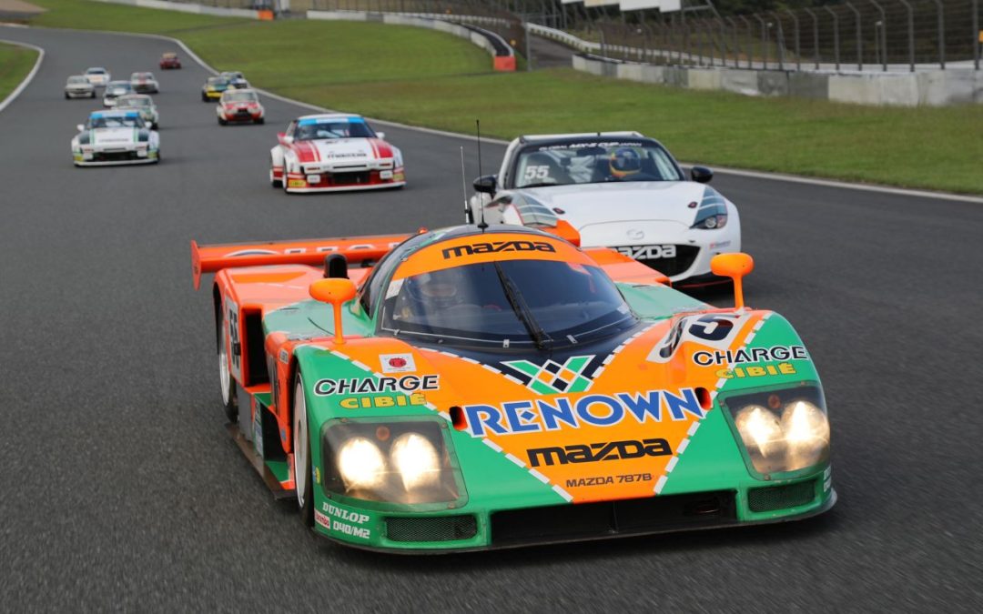 La Mazda 787B torna sul Circuito de la Sarthe per celebrare vittoria a Le Mans