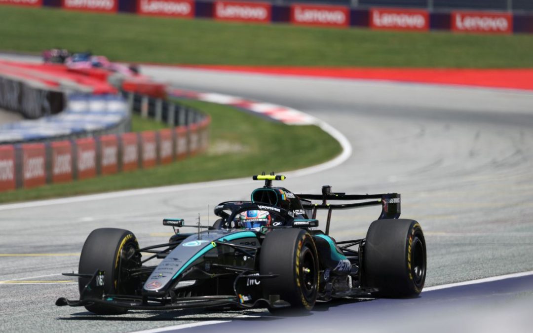 Antonelli domina il venerdì in Austria, Ferrari indietro