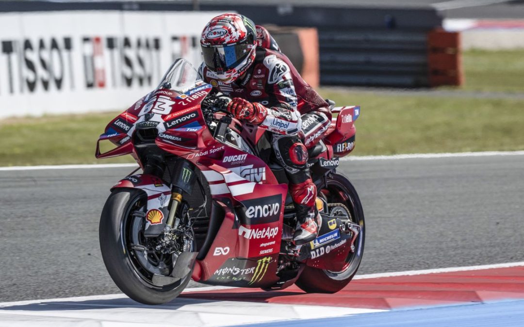 Bagnaia penalizzato ad Assen, passa da sesto a settimo nella Sprint