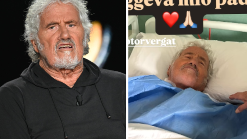 Adriano Pappalardo in ospedale, il figlio Laerte: “Un problema che lo affliggeva”