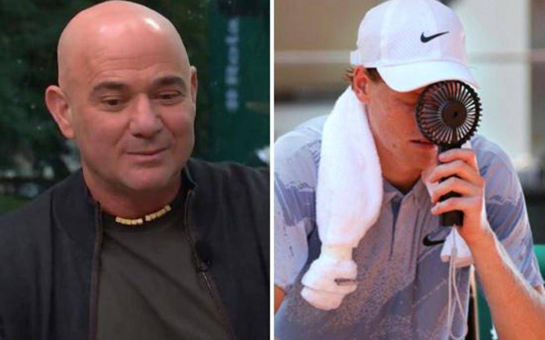 Sinner, la sentenza di Agassi: “Non ci sono scuse, non può crollare così”