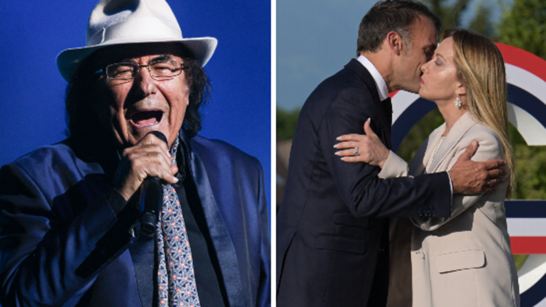 Meloni accolta da Macron al G7 con ‘Felicità’, Al Bano: “È una canzone che mette allegria”