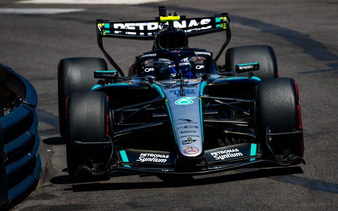 Capolavoro di Antonelli, è in pole a Monaco davanti a Verstappen. Seconda fila per le due Ferrari