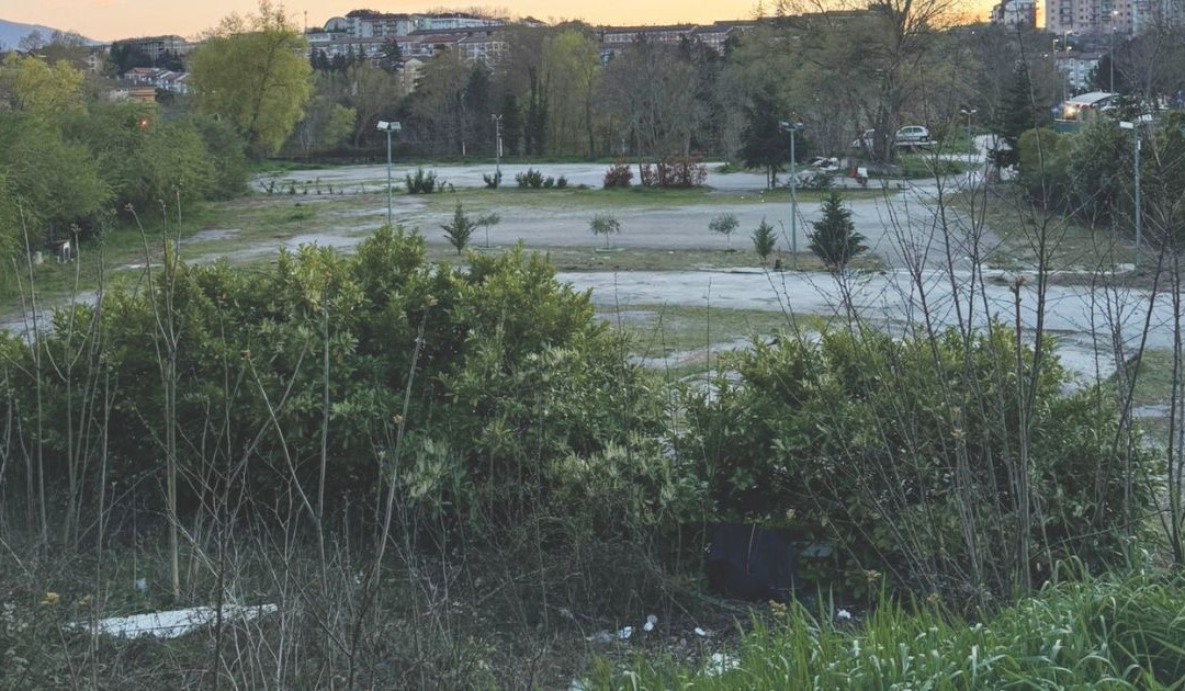 La zona interessata: dovrebbe diventare la nuova area concerti