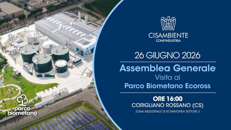 Assemblea Generale Cisambiente Confindustria 2026 al Parco Biometano Ecoross