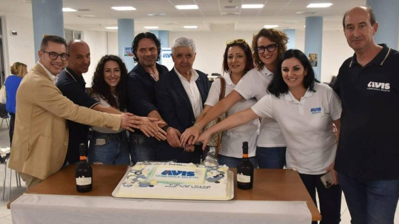 Mileto, volontari in festa per i 10 anni dell’Avis comunale