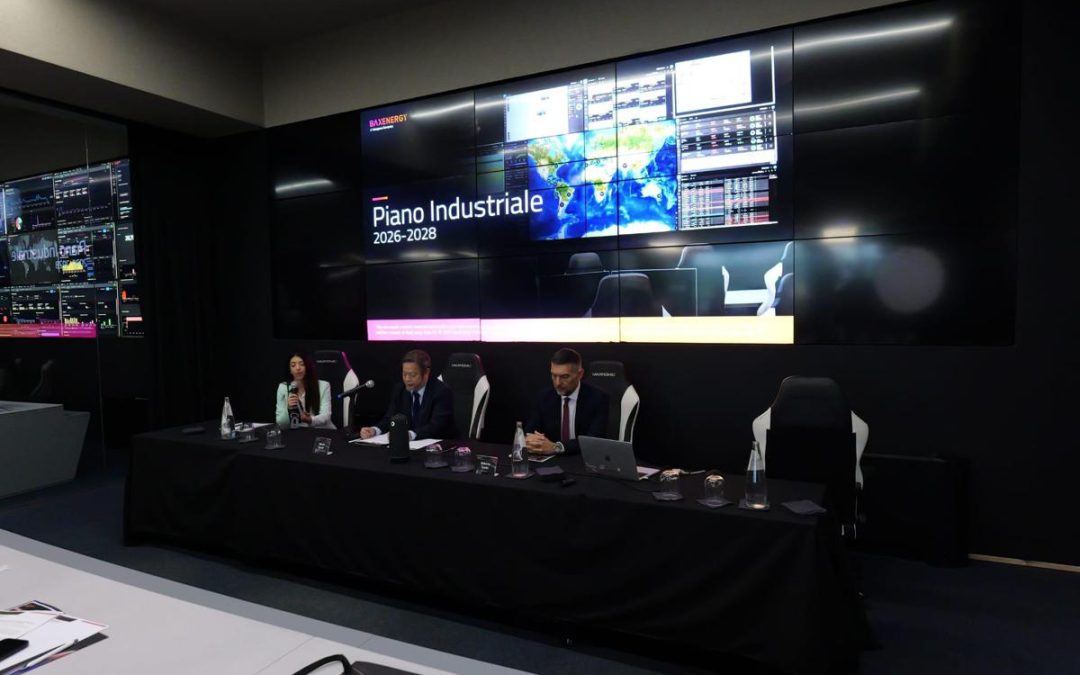 BaxEnergy presenta Piano Industriale 2026–28, piattaforma industriale globale, ricavi ricorrenti