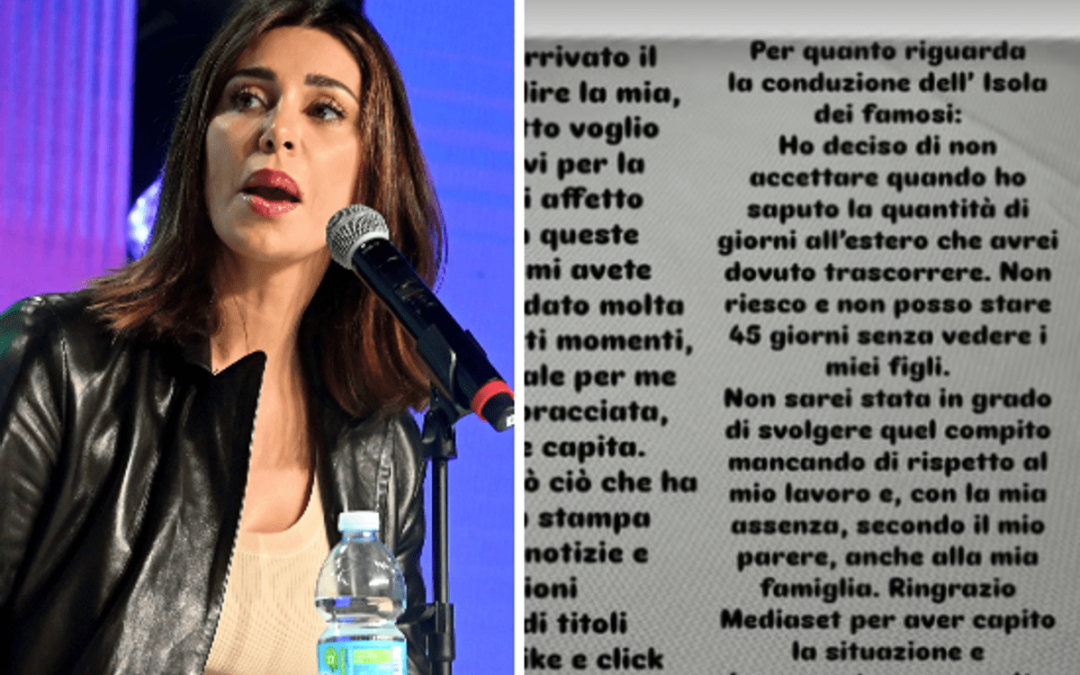 Belen e l’Isola dei Famosi: “Ho rifiutato la conduzione, non posso stare lontano dai miei figli”