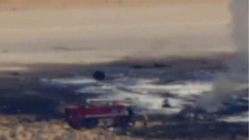 Usa, bombardiere B-52 si schianta dopo il decollo in California