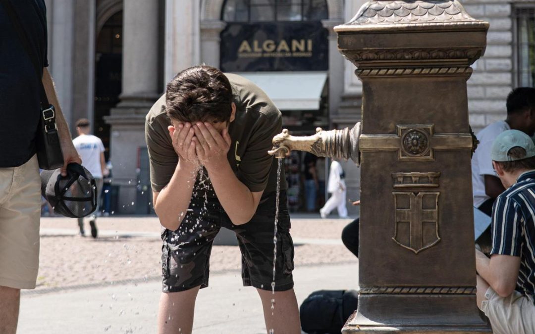 Continua l’ascesa dell’afa, oggi bollino rosso per caldo in 17 città