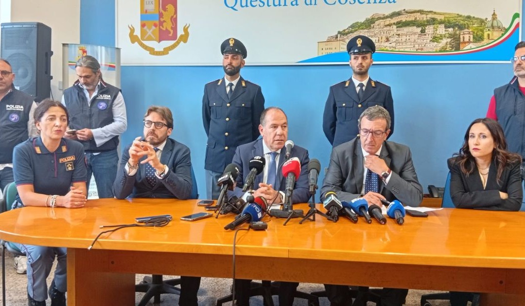 Un momento della conferenza stampa
