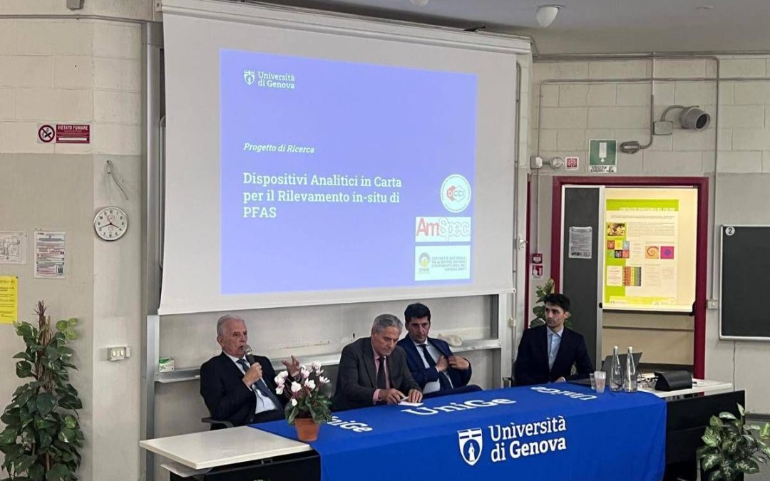 Ambiente, Università Genova-AmSpec Italia-Conou presentano progetto per rilevamento rapido Pfas
